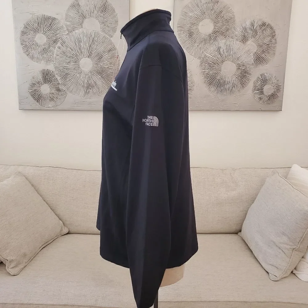NEW! The North Face  1/4 ZipTech Fleece Jacket size Large in Black